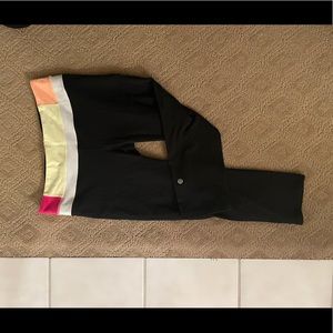 Lululemon vintage cropped black leggings